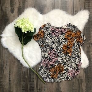 Women’s H&M Floral Short Sleeve Top